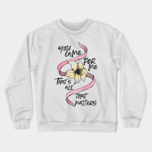 Flower Girl Crewneck Sweatshirt